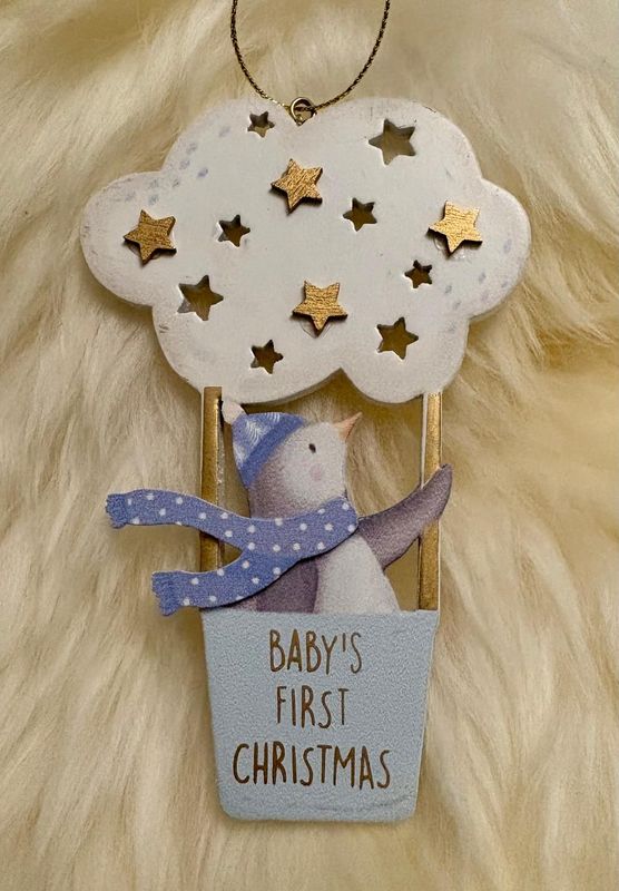 'Penguin/1st Xmas' Hanger (B)
