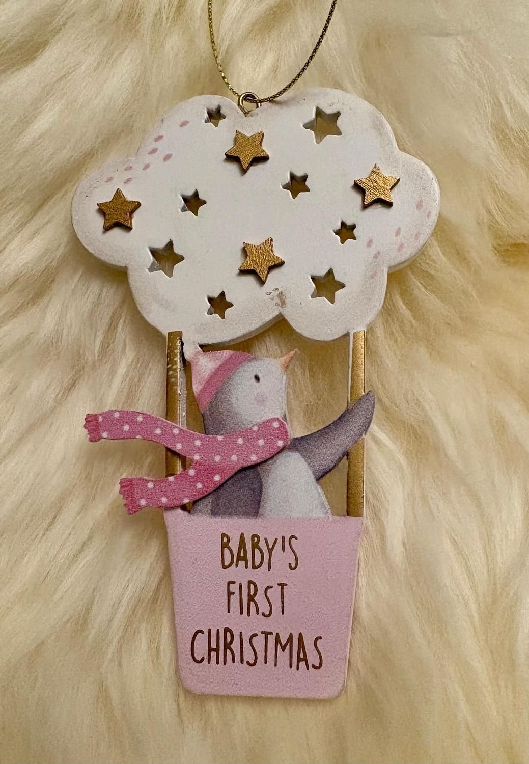'Penguin/1st Xmas' Hanger (A)