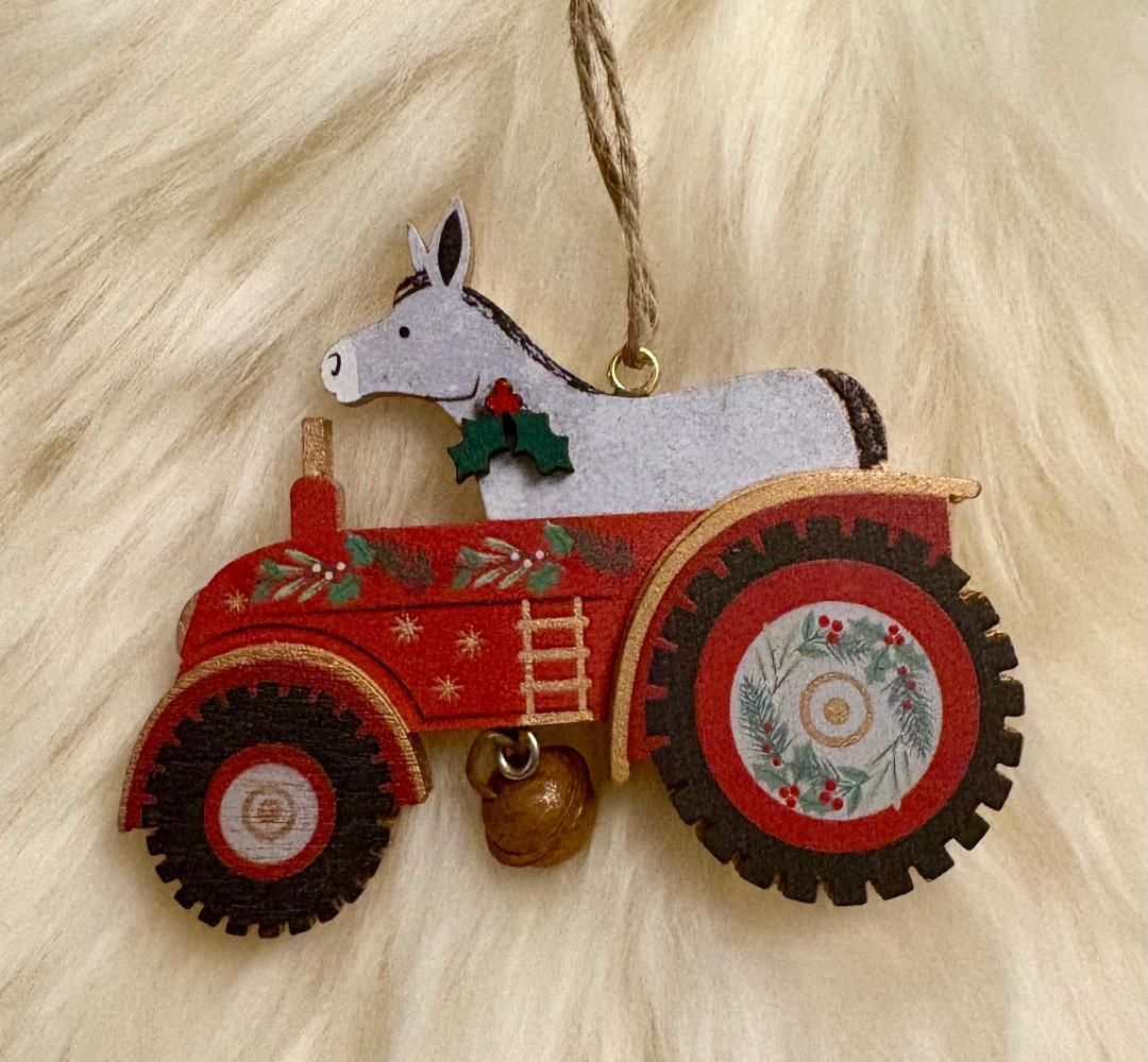 'Donkey/Tractor' Decoration