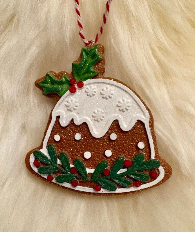 'Xmas Pudding/Gingerbread' Decoration