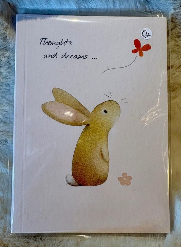 'Bunny/Butterfly' A6 Notebook