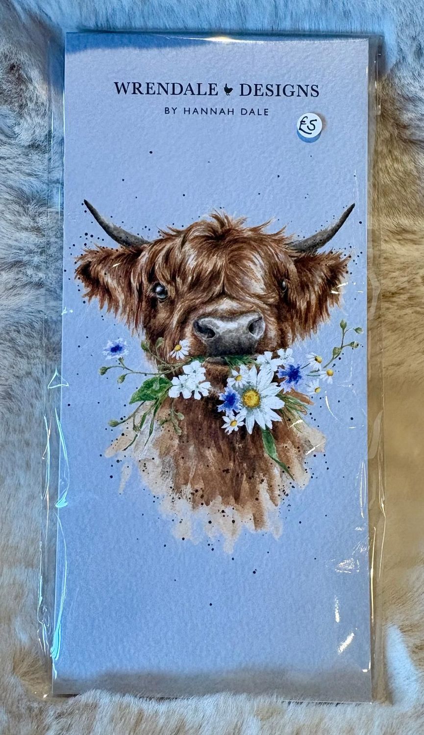 'Highland Cow' Magnetic Notepad