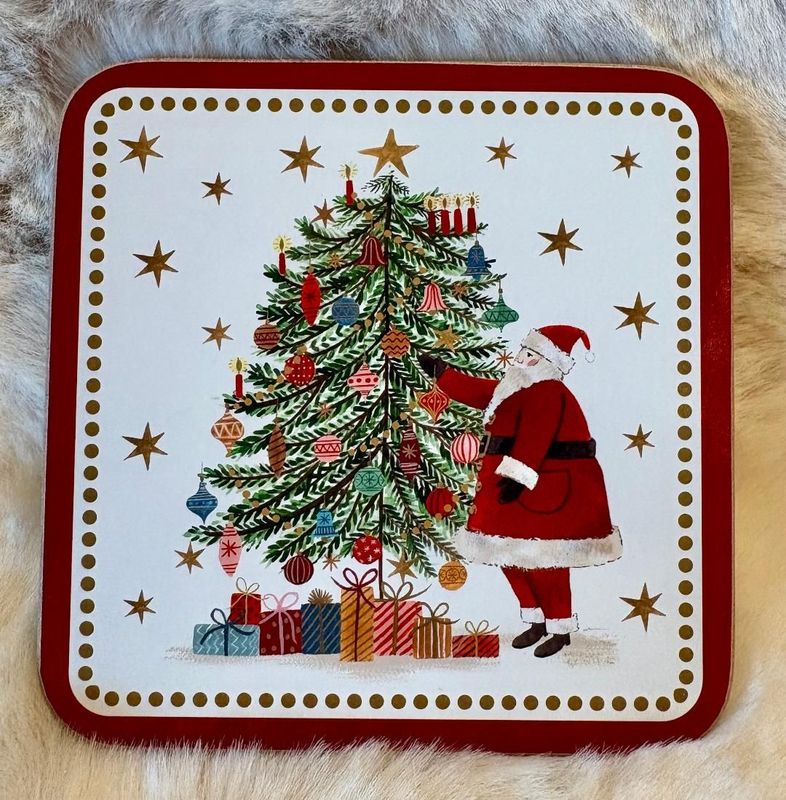 'Nostalgia Santa' Coaster