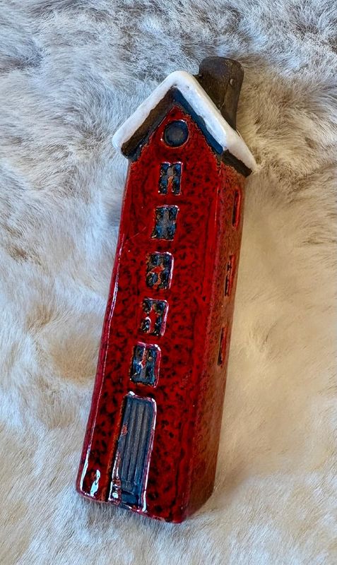 'Red House' Ornament (B)