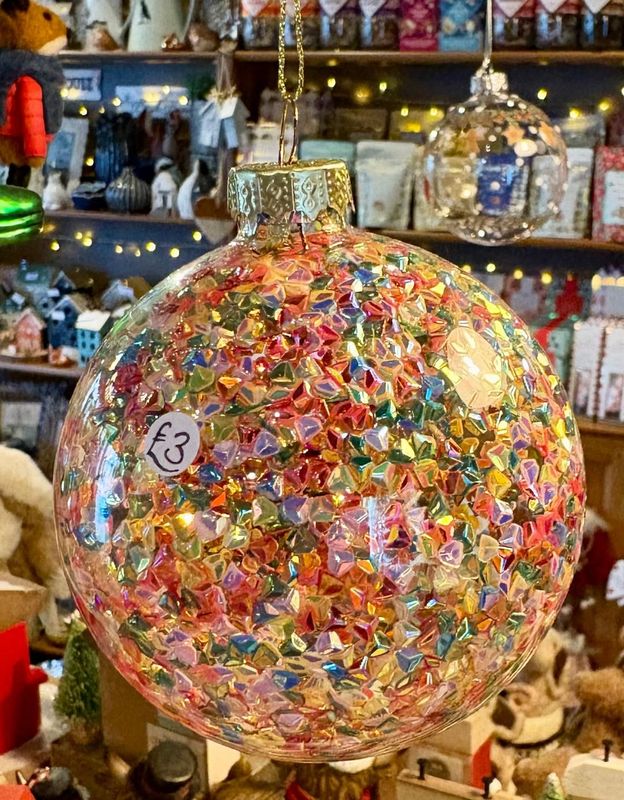 'Confetti' Glass Bauble