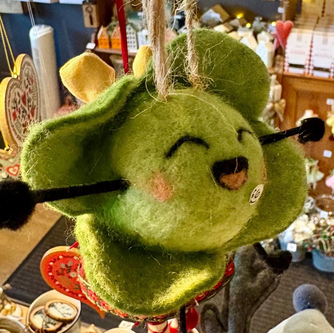 'Brussels Sprout' Felt Decoration