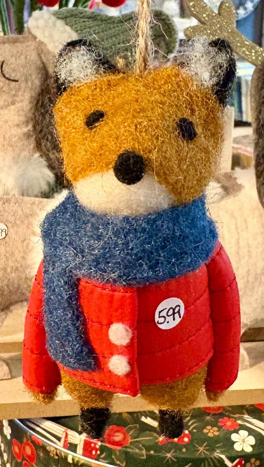 'Franco Fox' Felt Decoration