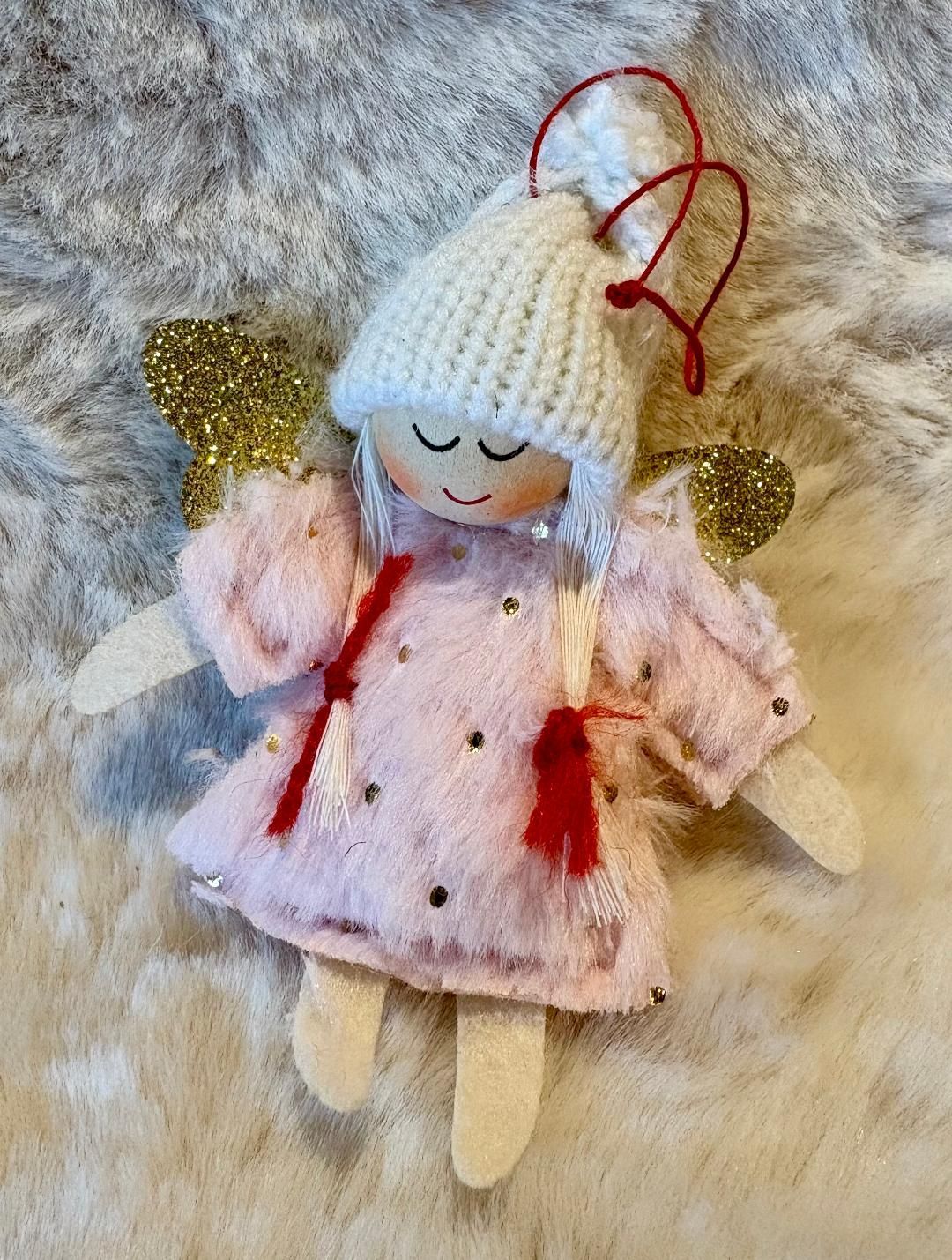 'Pink Fairy' Bobbin Decoration