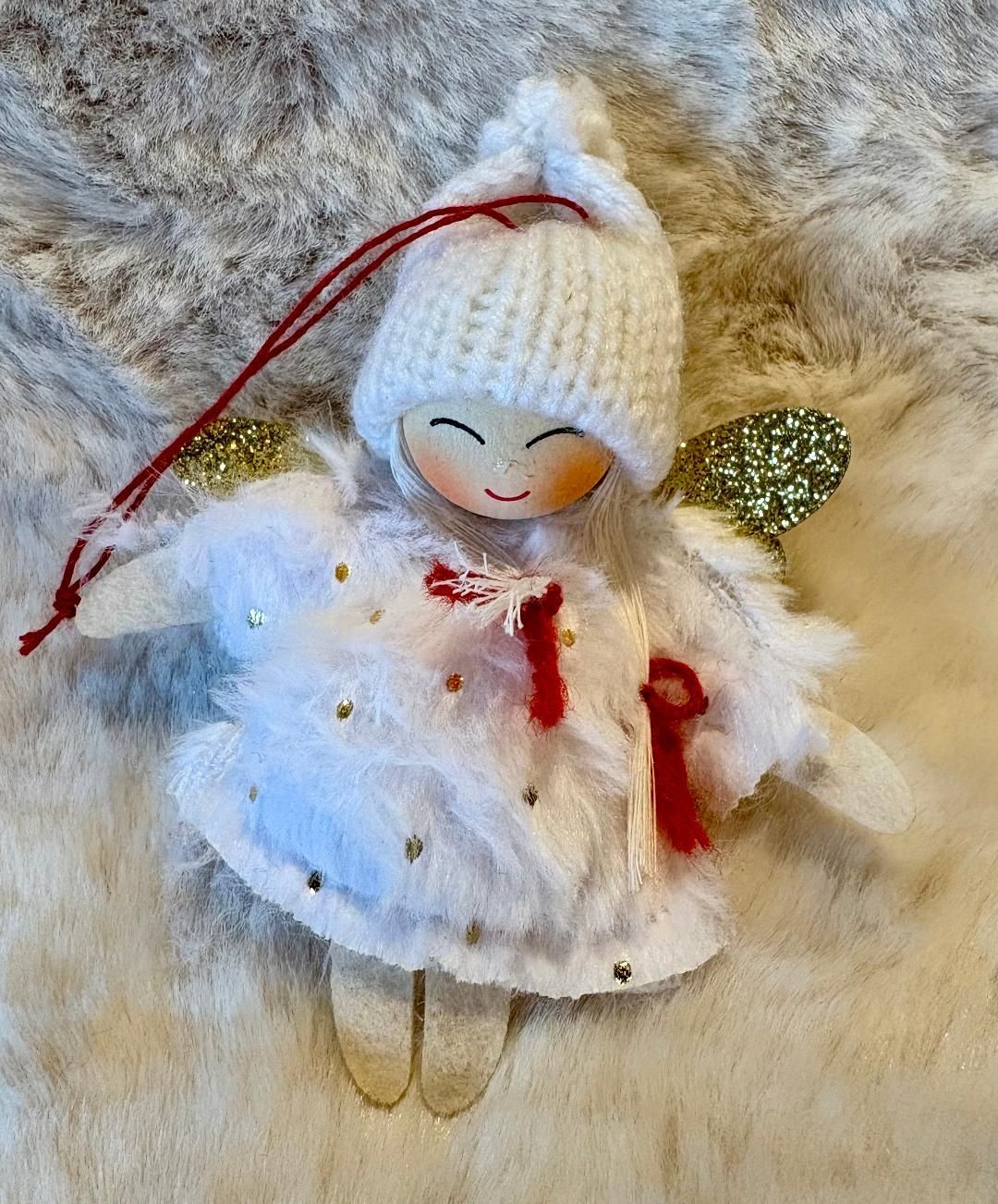 'White Fairy' Bobbin Decoration