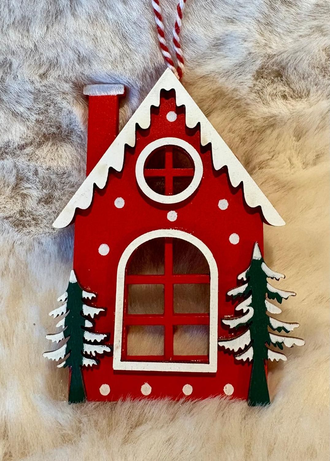 'Alpine House' Wooden Decoration