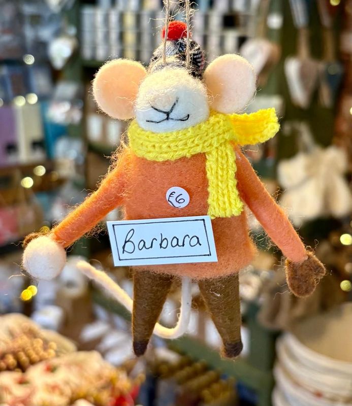 'Barbara' Snowball Mouse