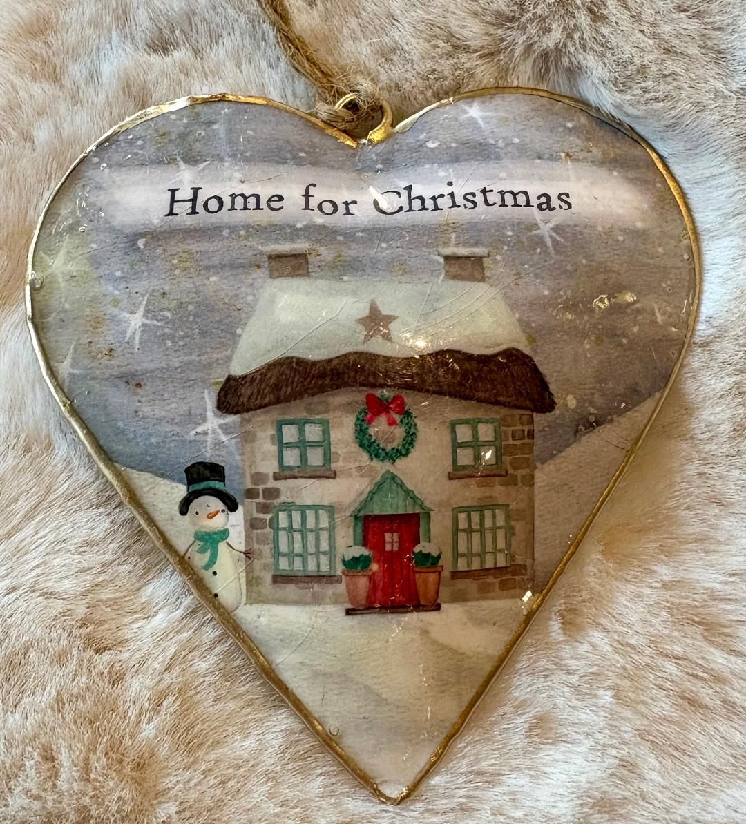 'Xmas Metal Heart' - D