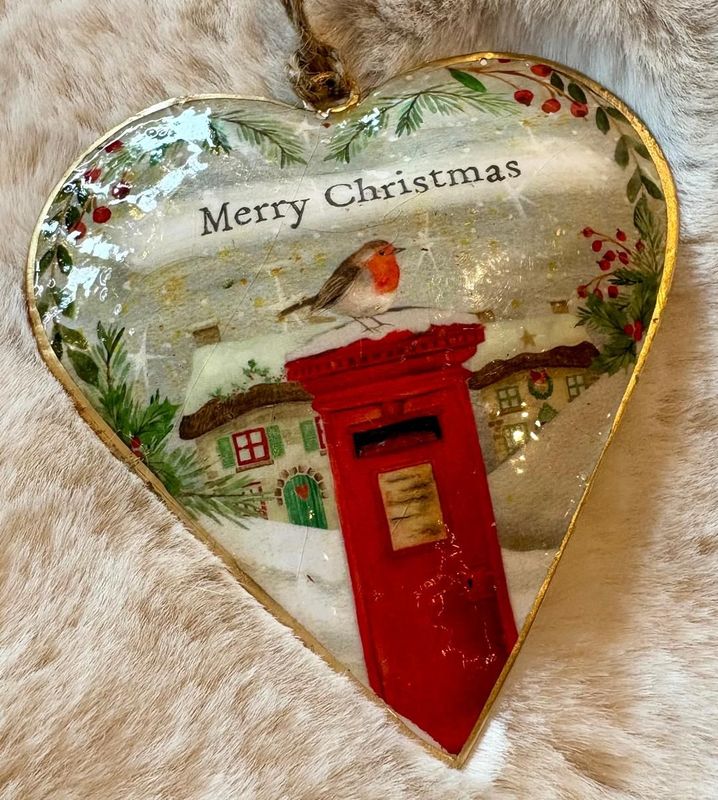 'Xmas Metal Heart' - F