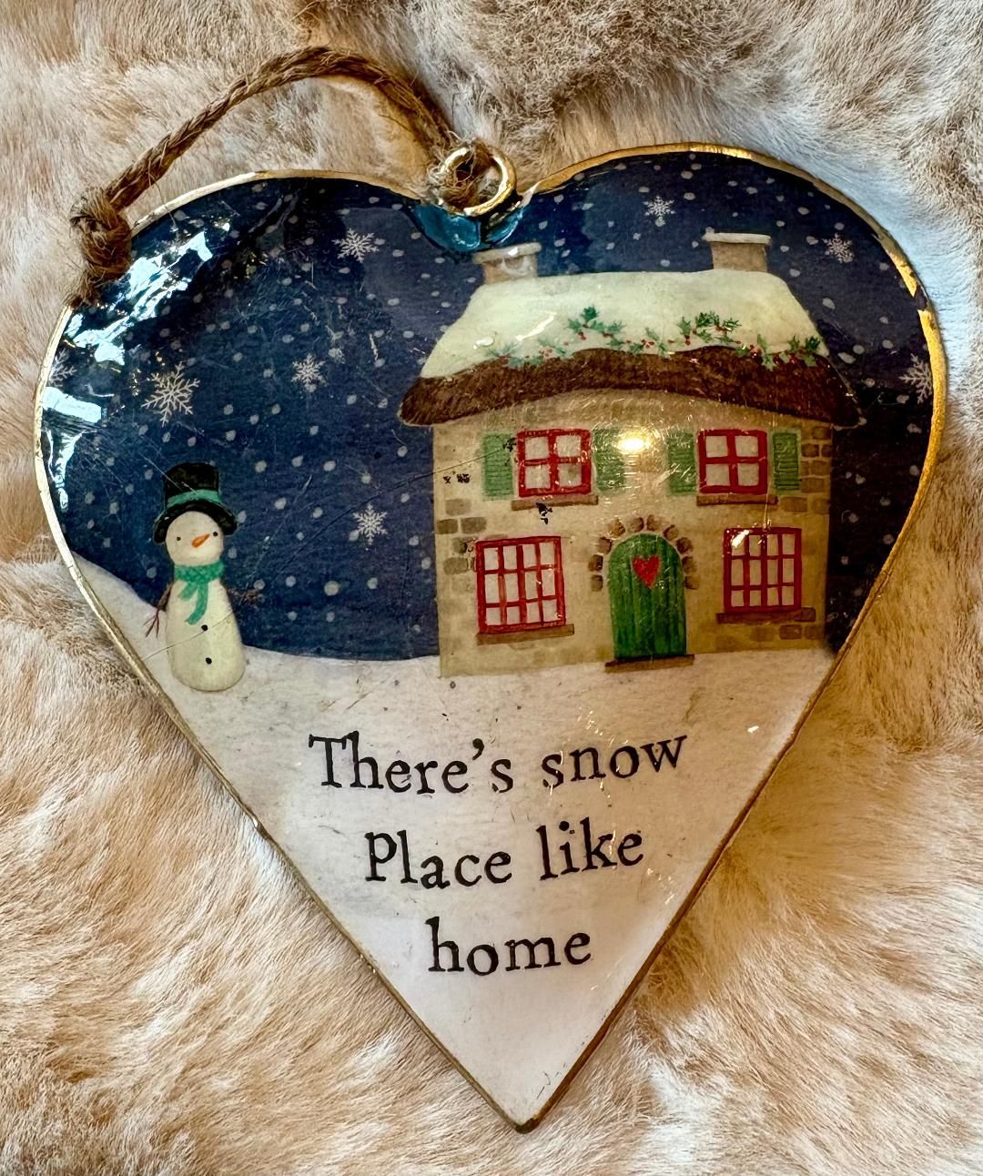 'Xmas Metal Heart' - B