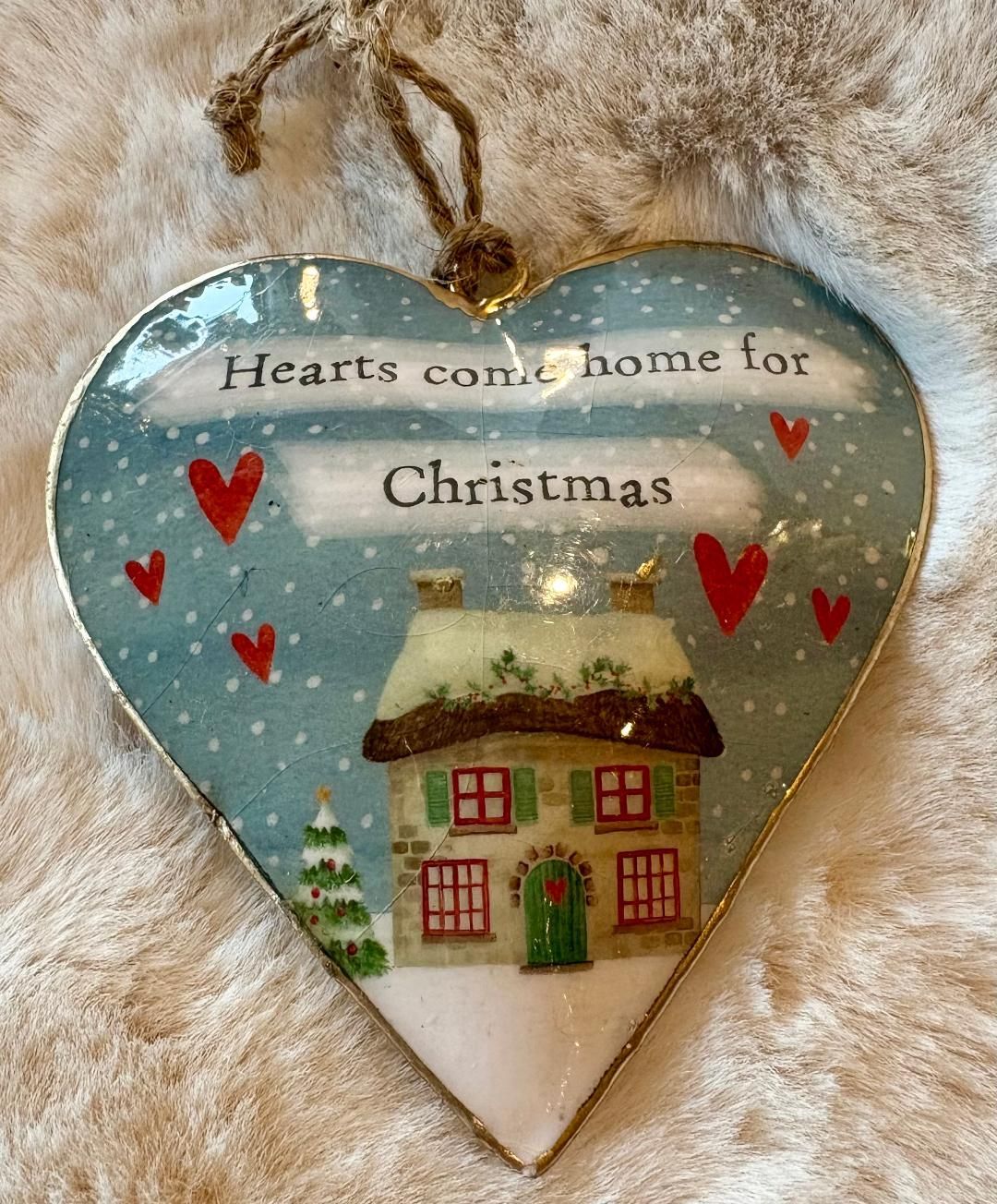 'Xmas Metal Heart' - A