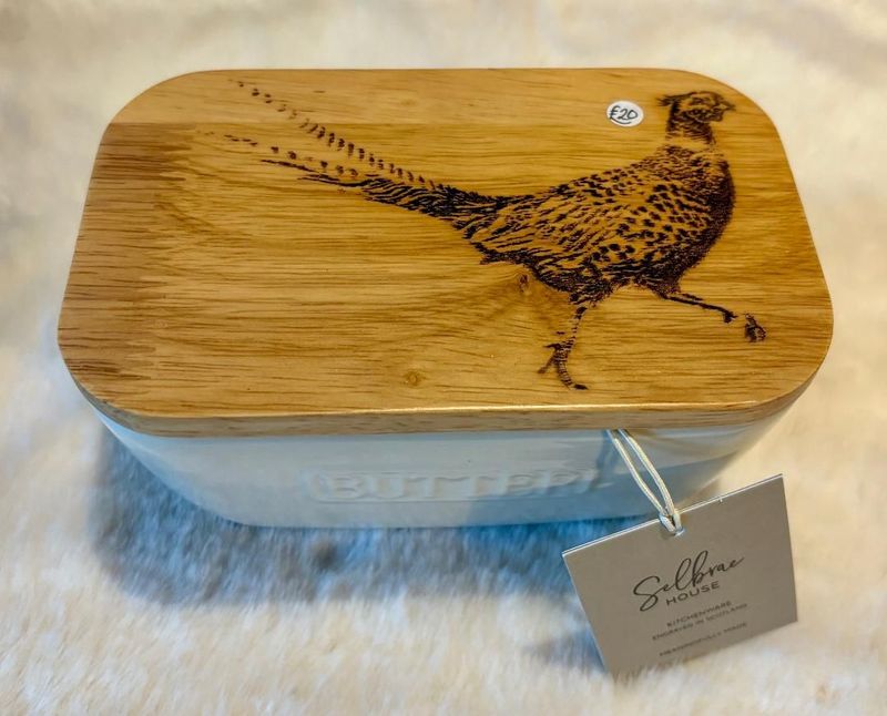 'Pheasant' Butter Dish