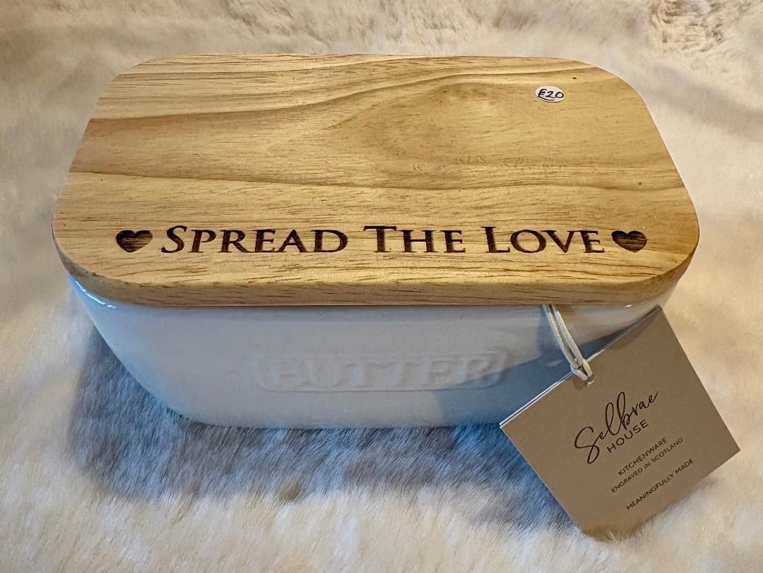 'Spread The Love' Butter Dish