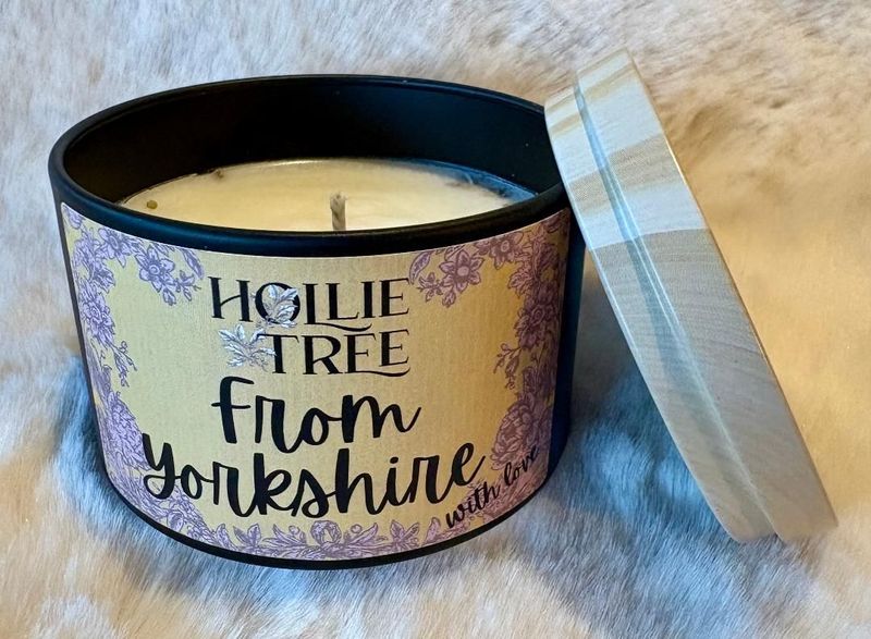 'From Yorkshire' Tin Candle