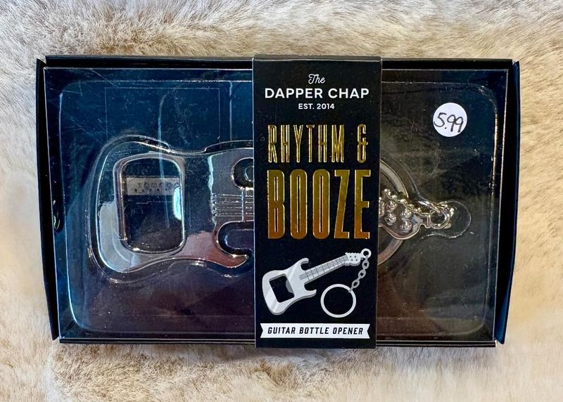 'Guitar Bottle Opener' Keyring