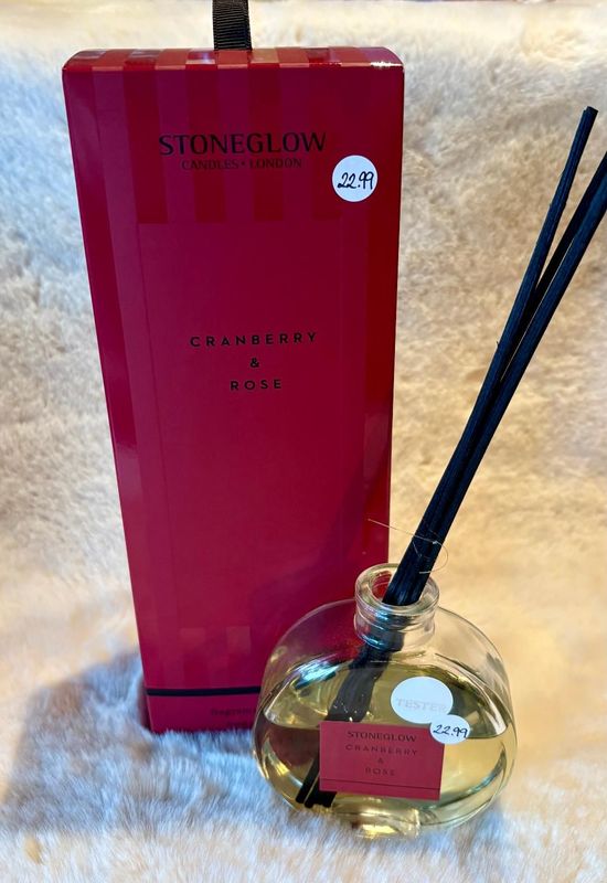 'Cranberry & Rose' Luxury Reed Diffuser