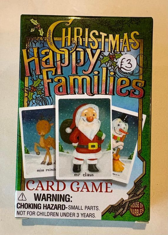 'Christmas Happy Families' Card Game