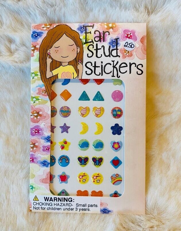 'Ear Stud Stickers'