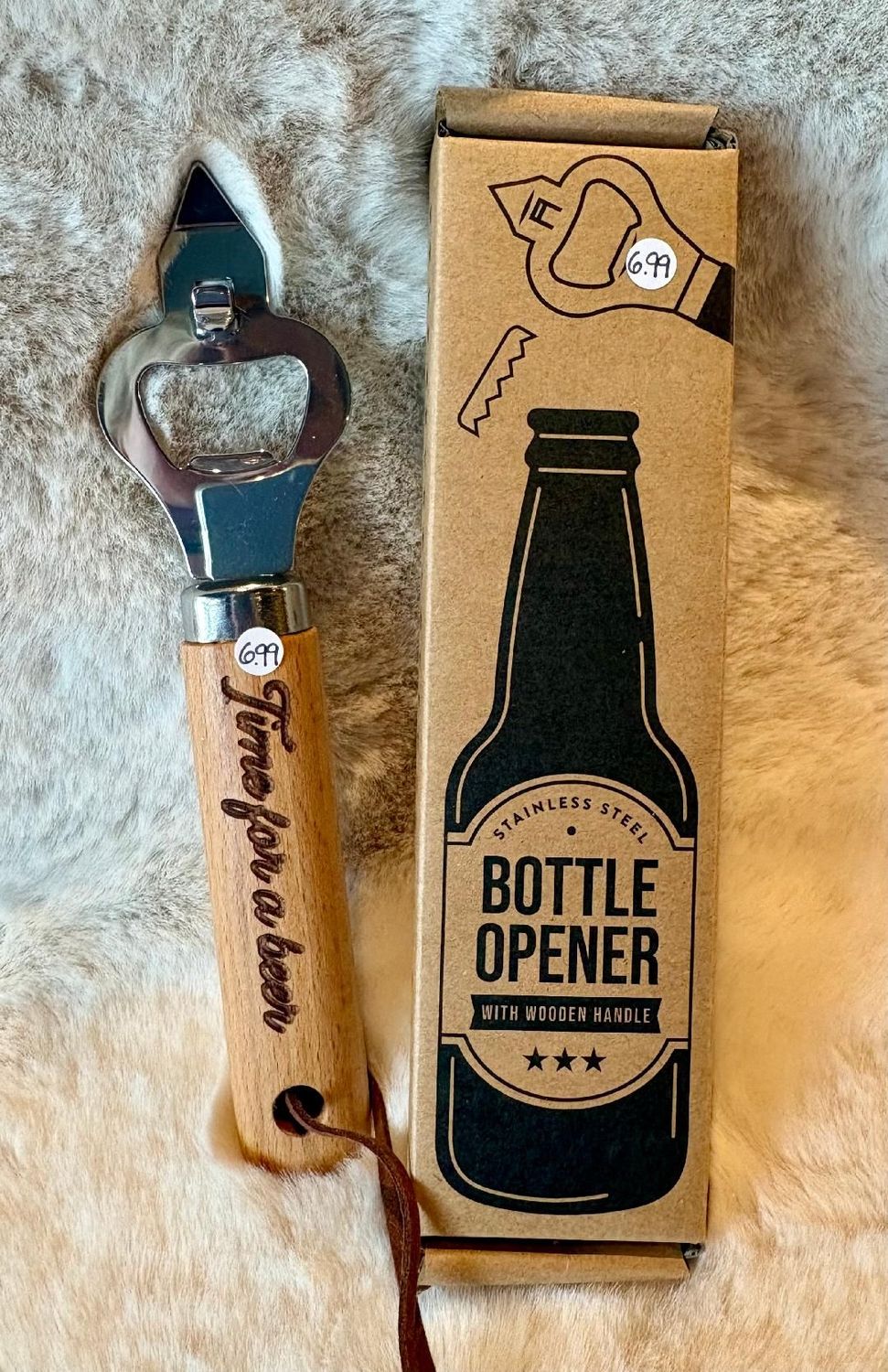 'Time For A Beer' Bottle Opener