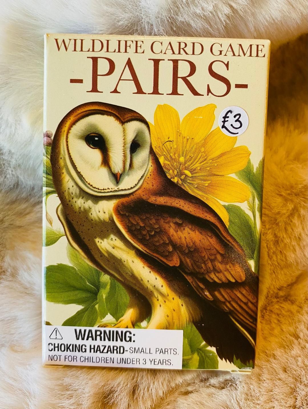 Wildlife 'Pairs' Card Game