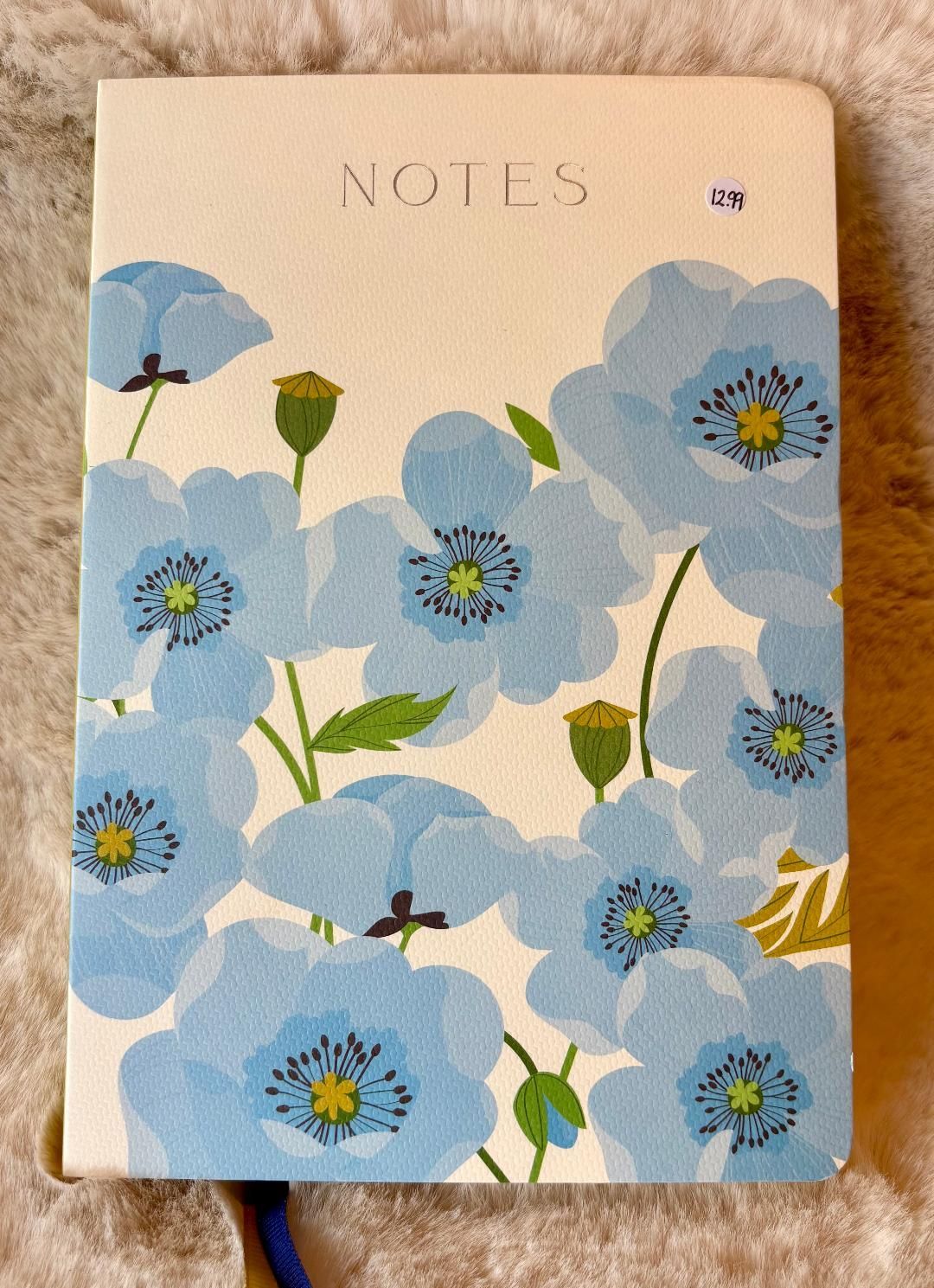 'Blue Poppy' A5 Chunky Journal