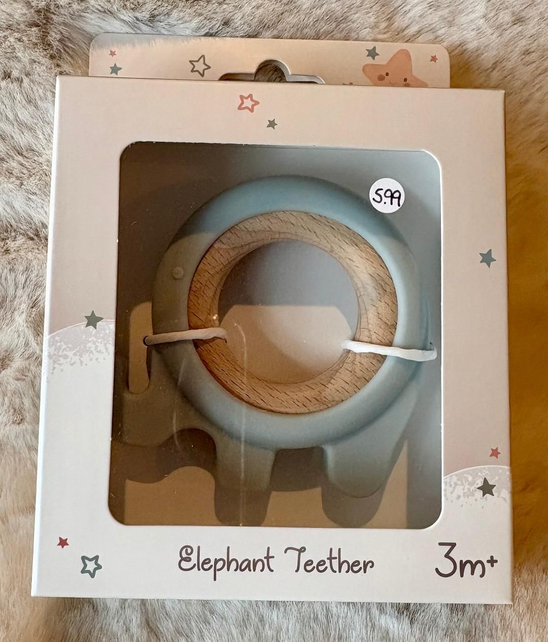 'Elephant' Silicone Teether