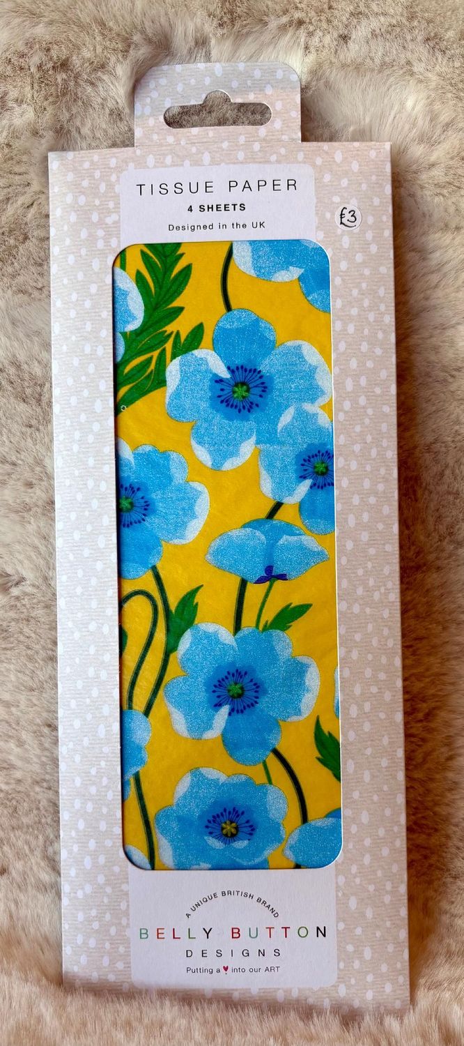 'Blues' Luxury Tissue Paper