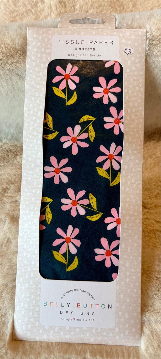 'Pink Cosmos' Luxury Tissue Paper