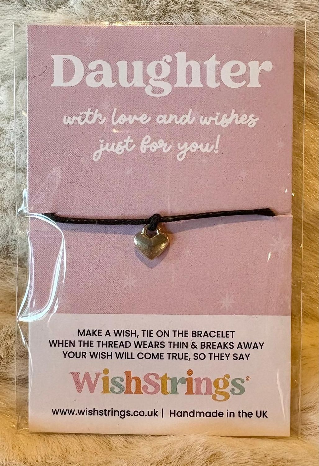 'Daughter' Wish String Bracelet