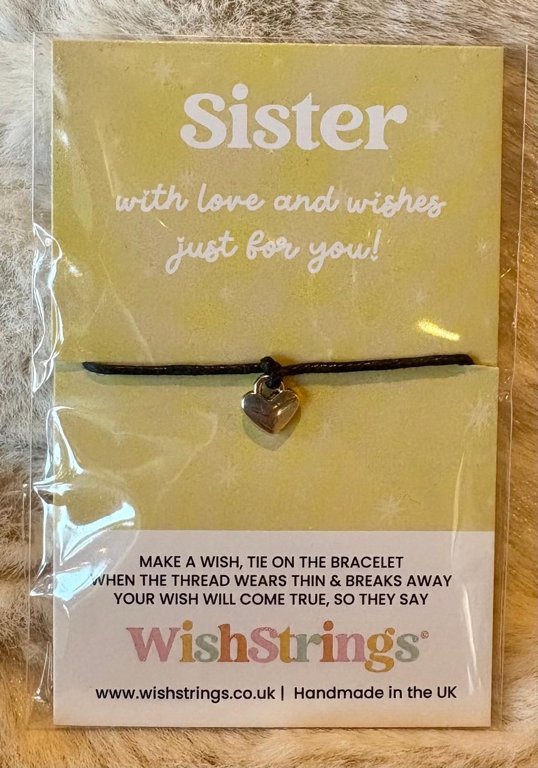 'Sisiter' Wish String Bracelet