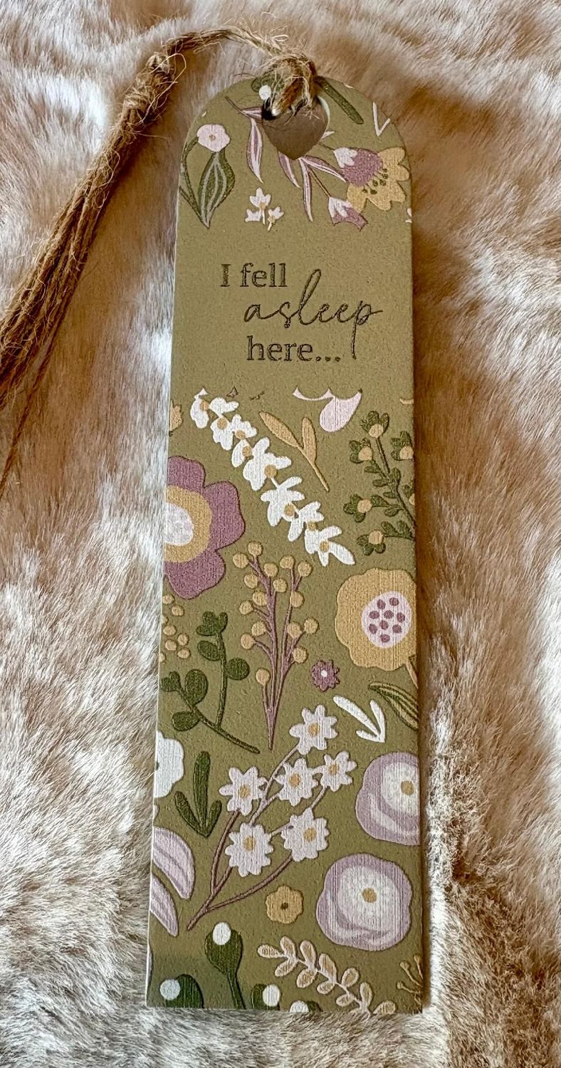 'I Fell Asleep Here..' Bookmark