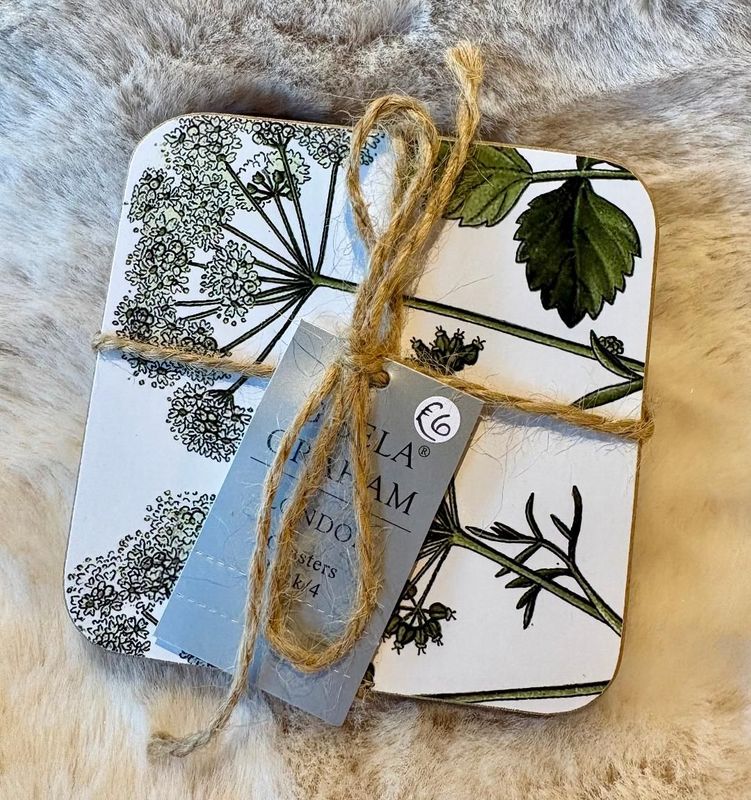 'Hedgerow' Pk.4 Coasters