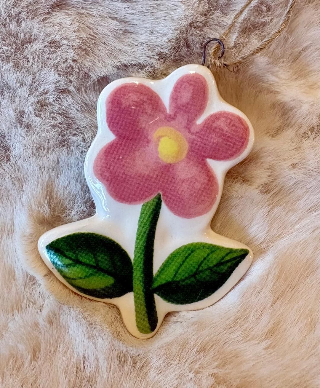 'Pink Flower' Hanging Decoration