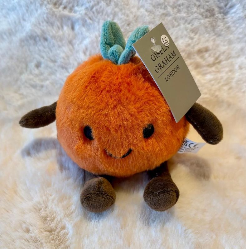 'Oscar Orange' Plush Shelf Sitter