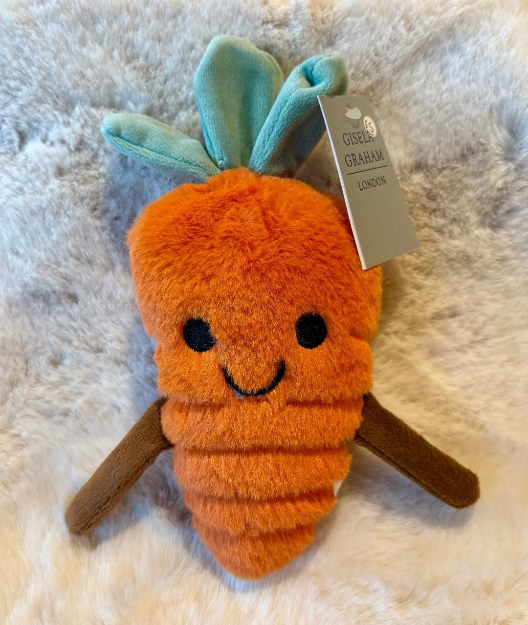'Corey Carrot' Plush Shelf Sitter