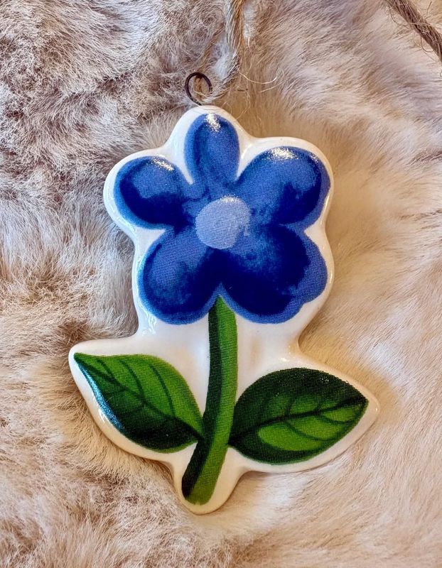 'Blue Flower' Hanging Decoration