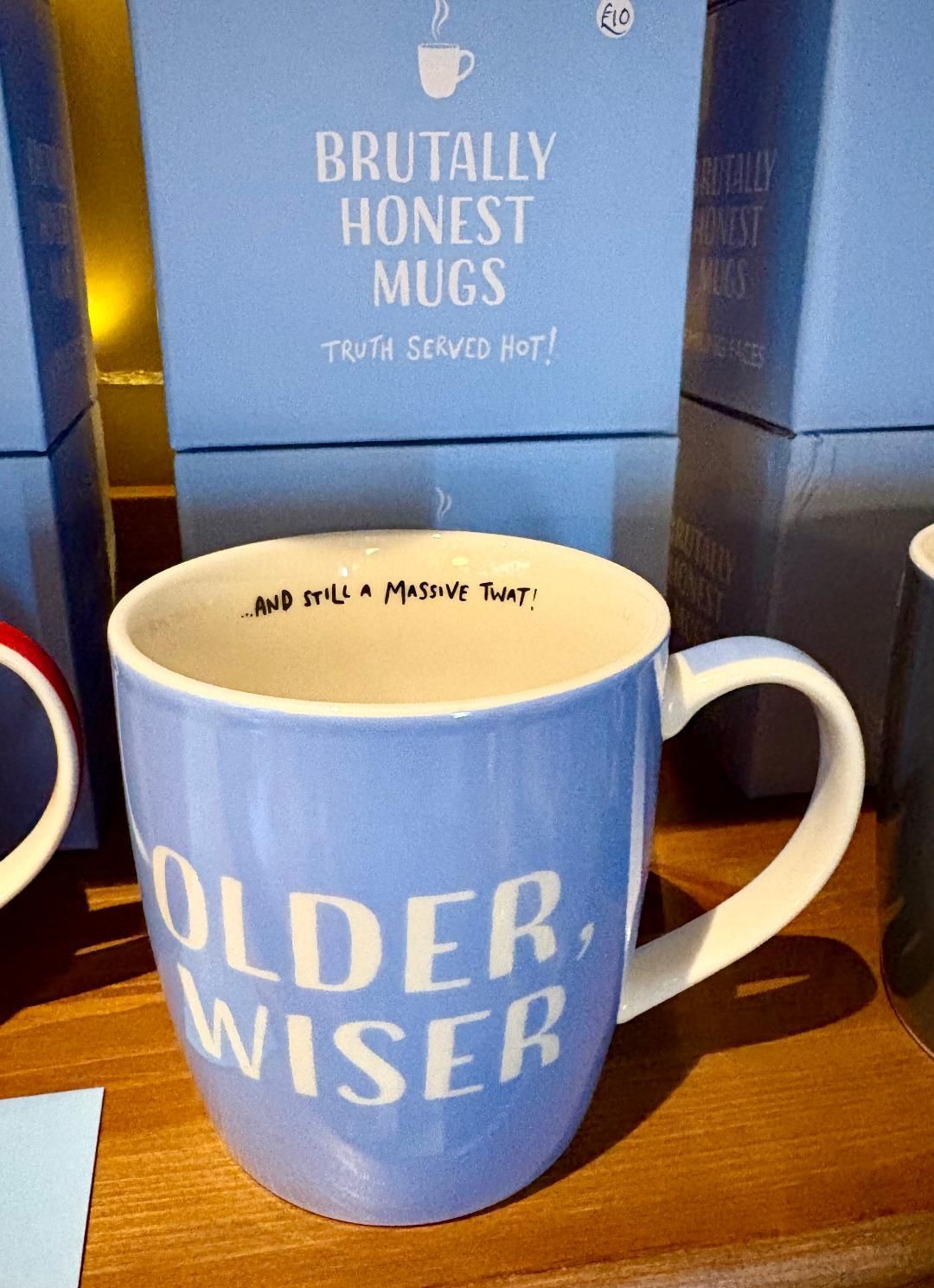 'Older, Wiser' China Mug
