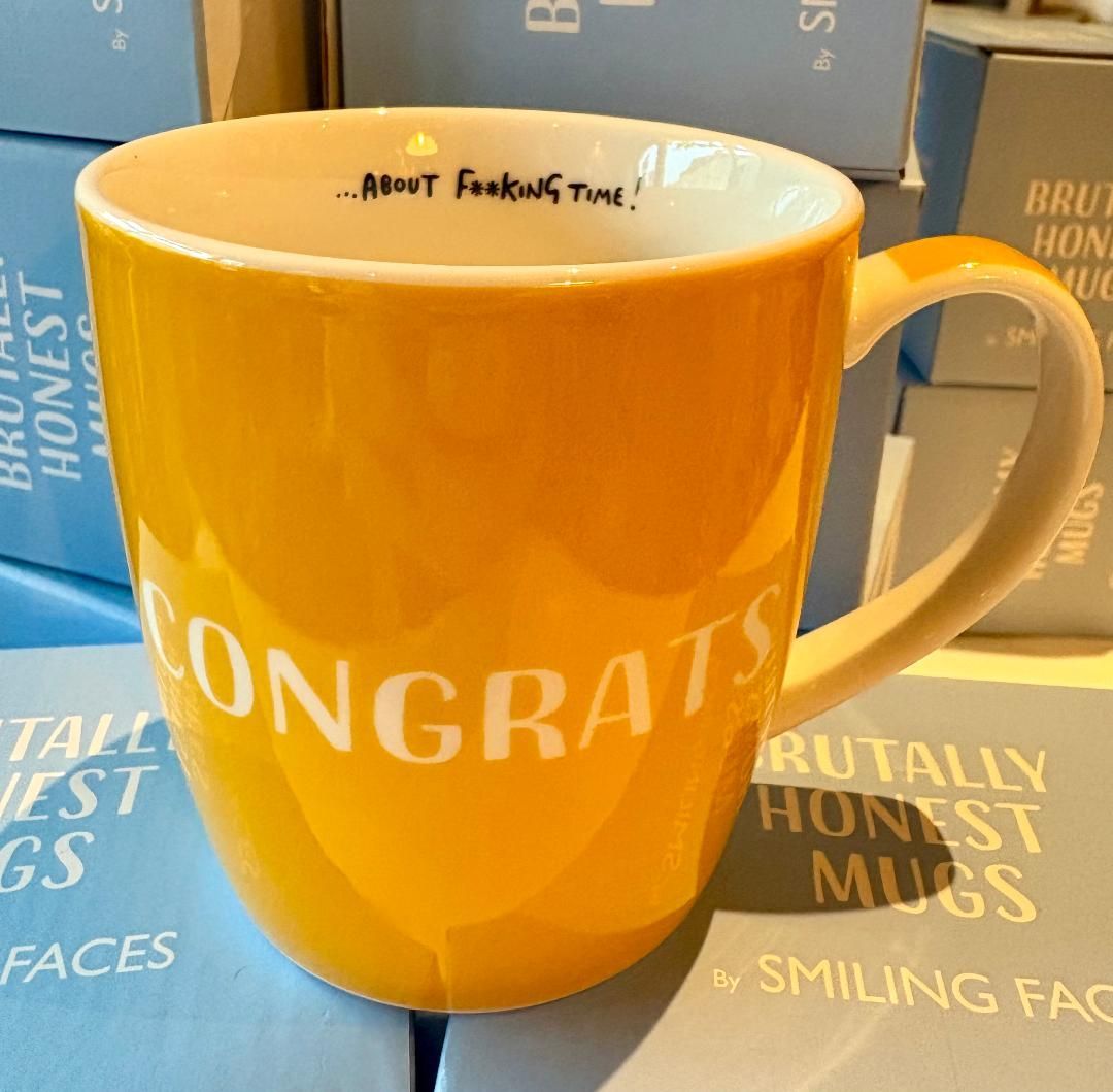 'Congrats' China Mug