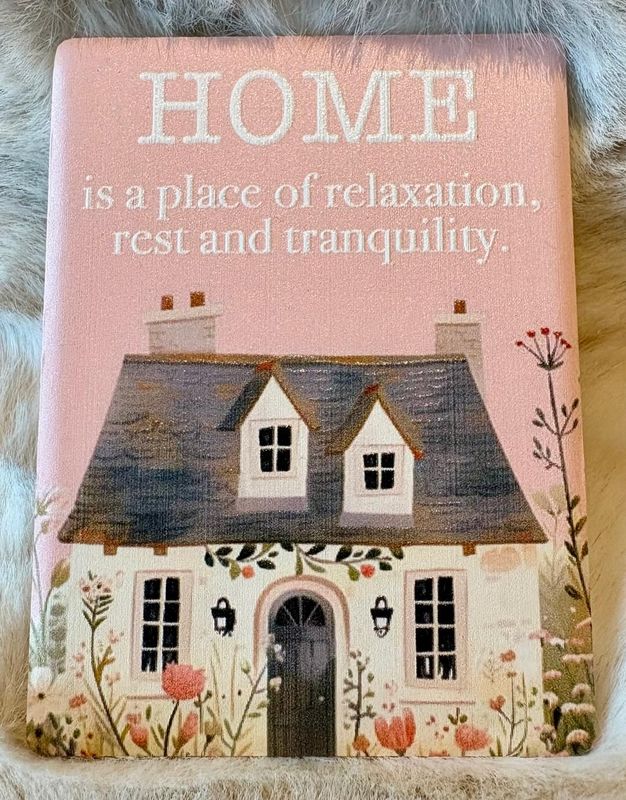 'Home/House' Ceramic Magnet