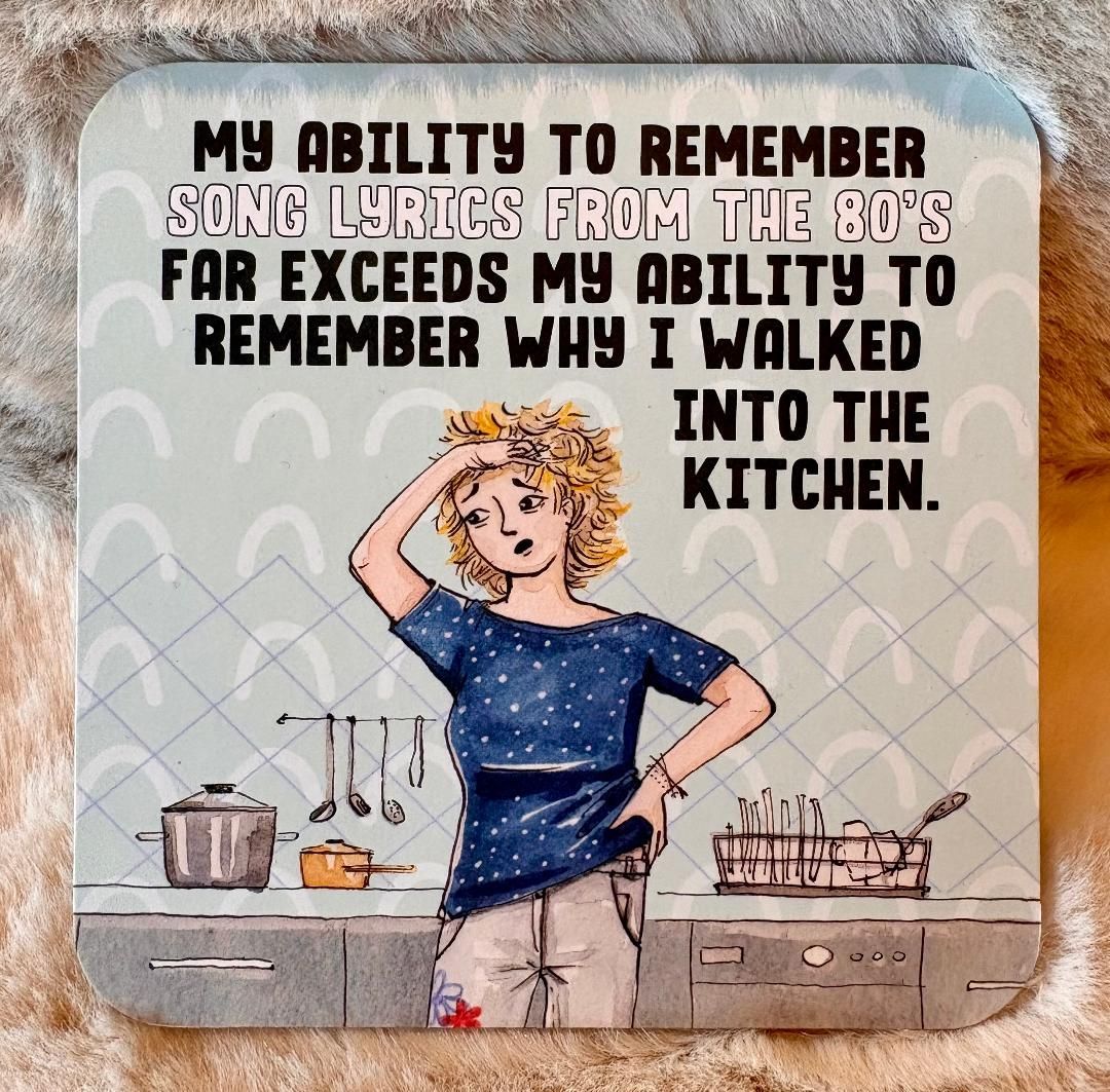 'Song Lyrics...' Coaster