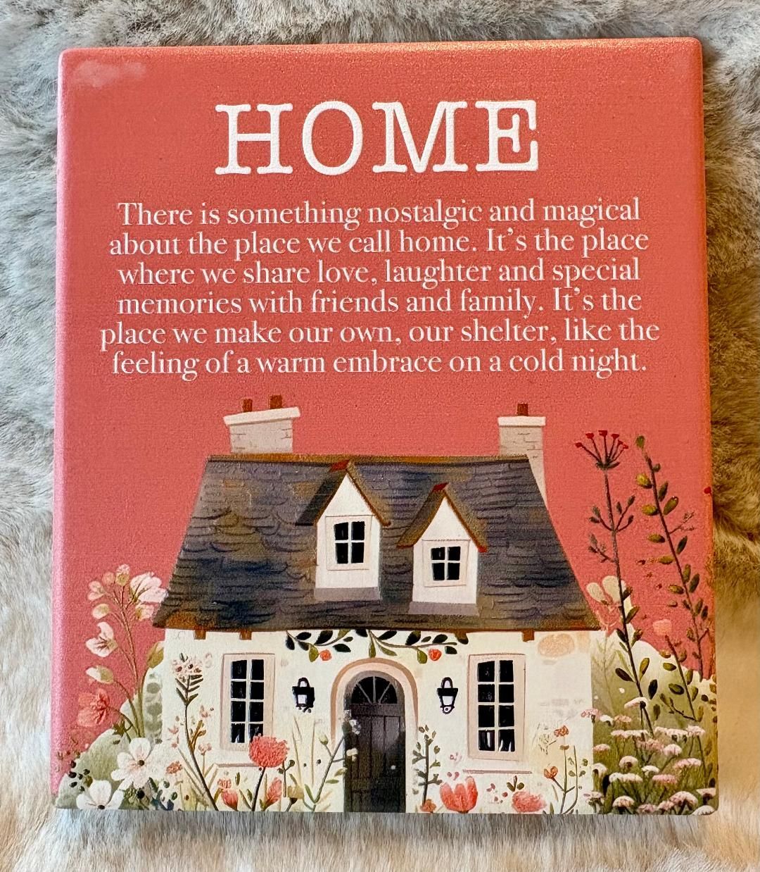 'Home' Ceramic Plaque