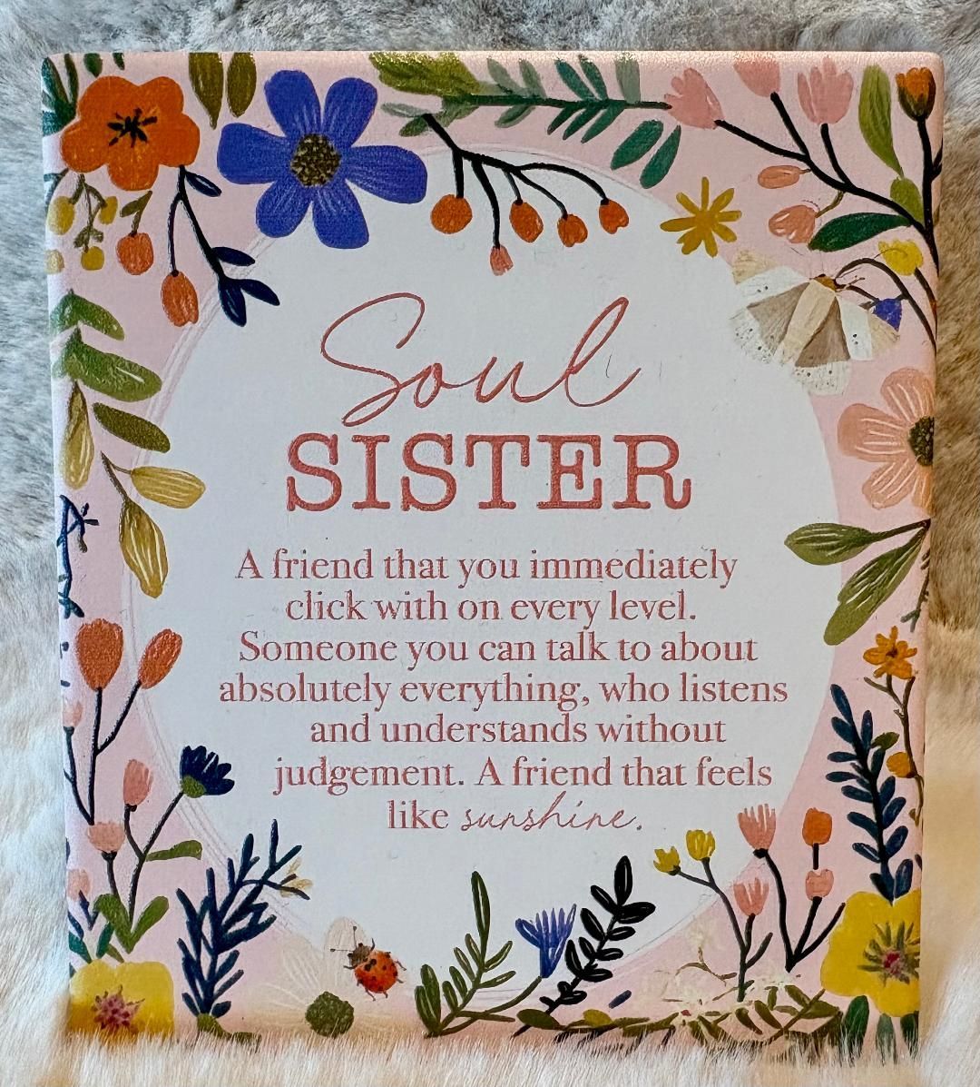 'Soul Sister' Ceramic Plaque