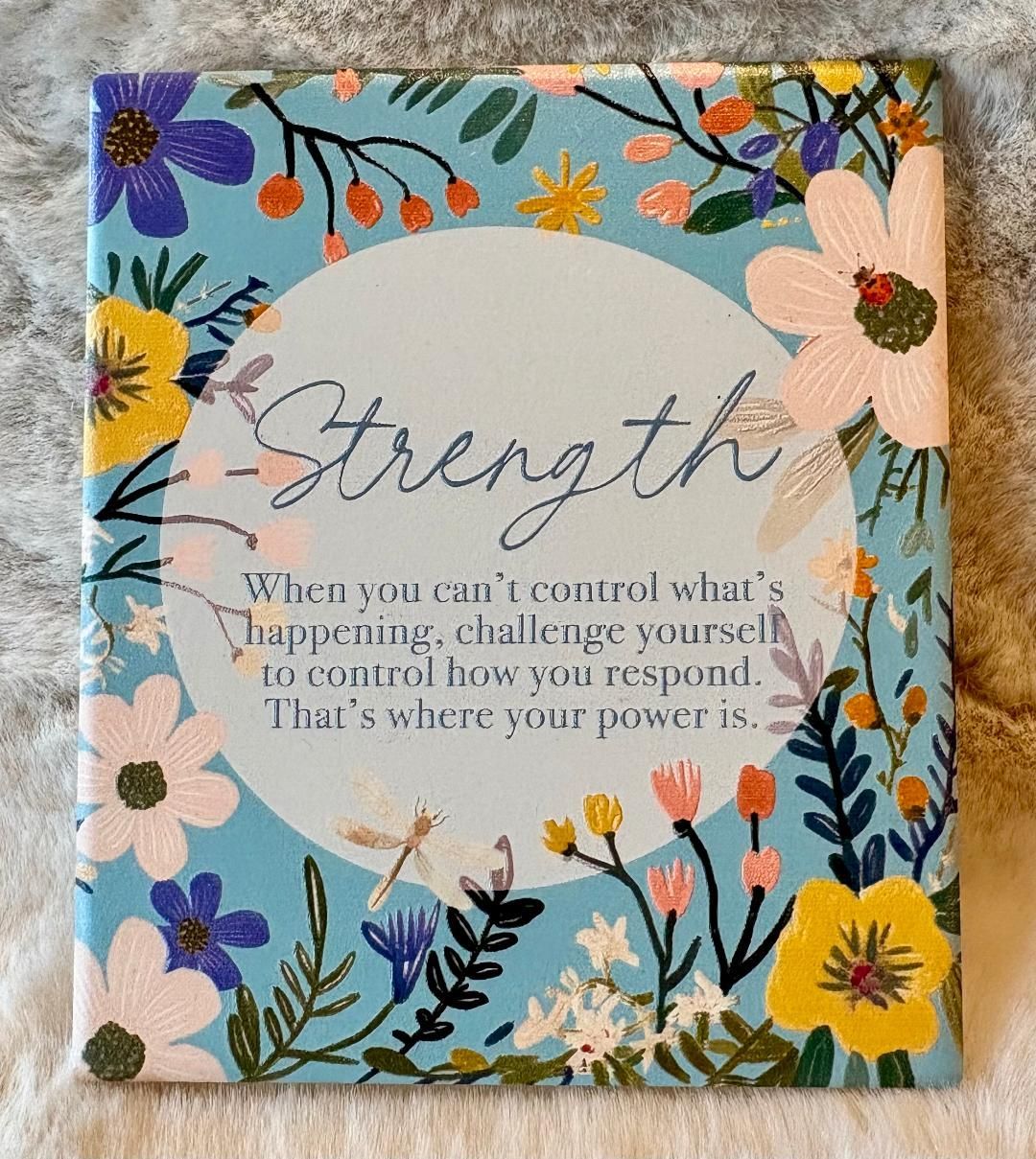 'Strength' Ceramic Plaque