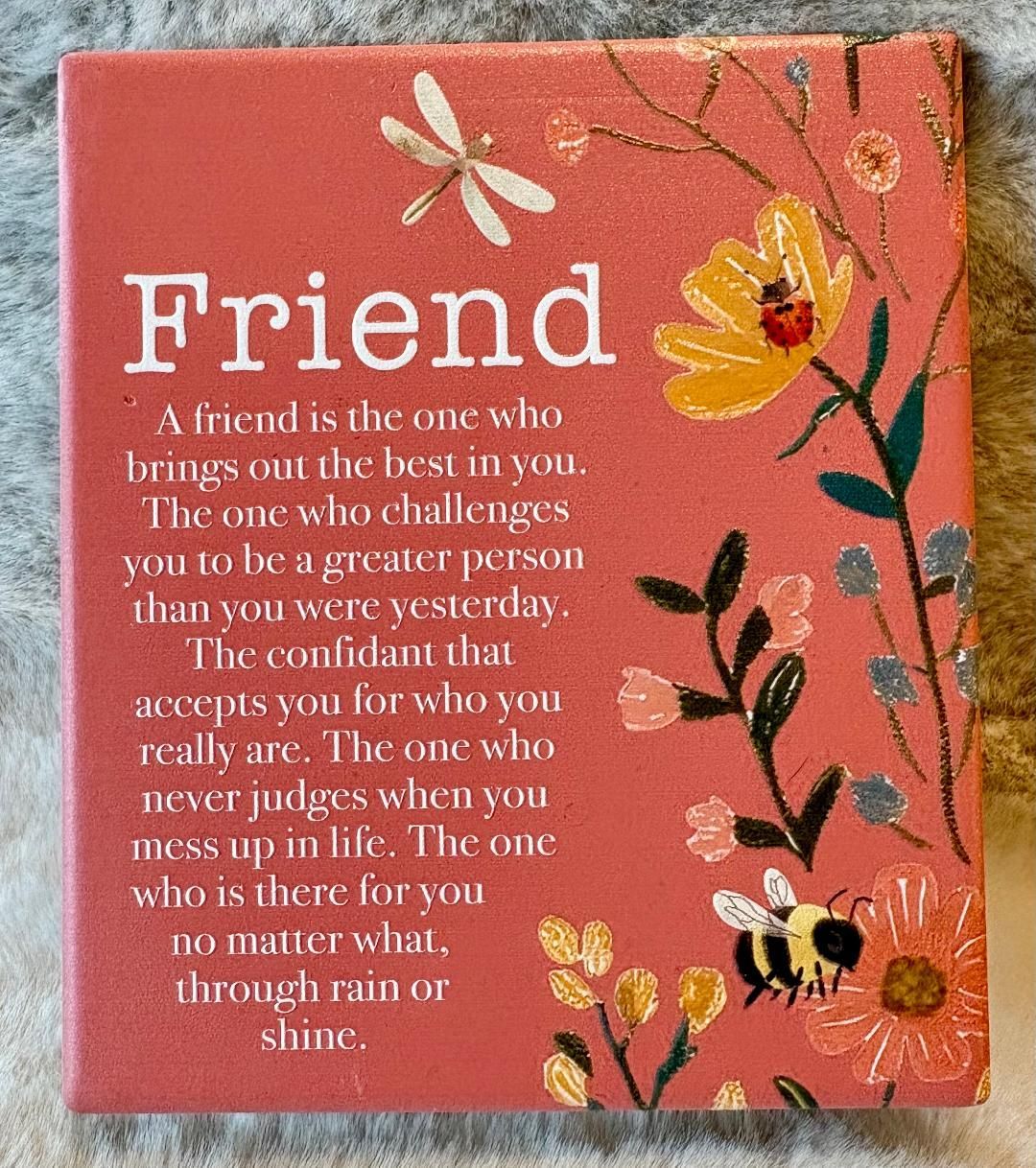 'Friend' Ceramic Plaque