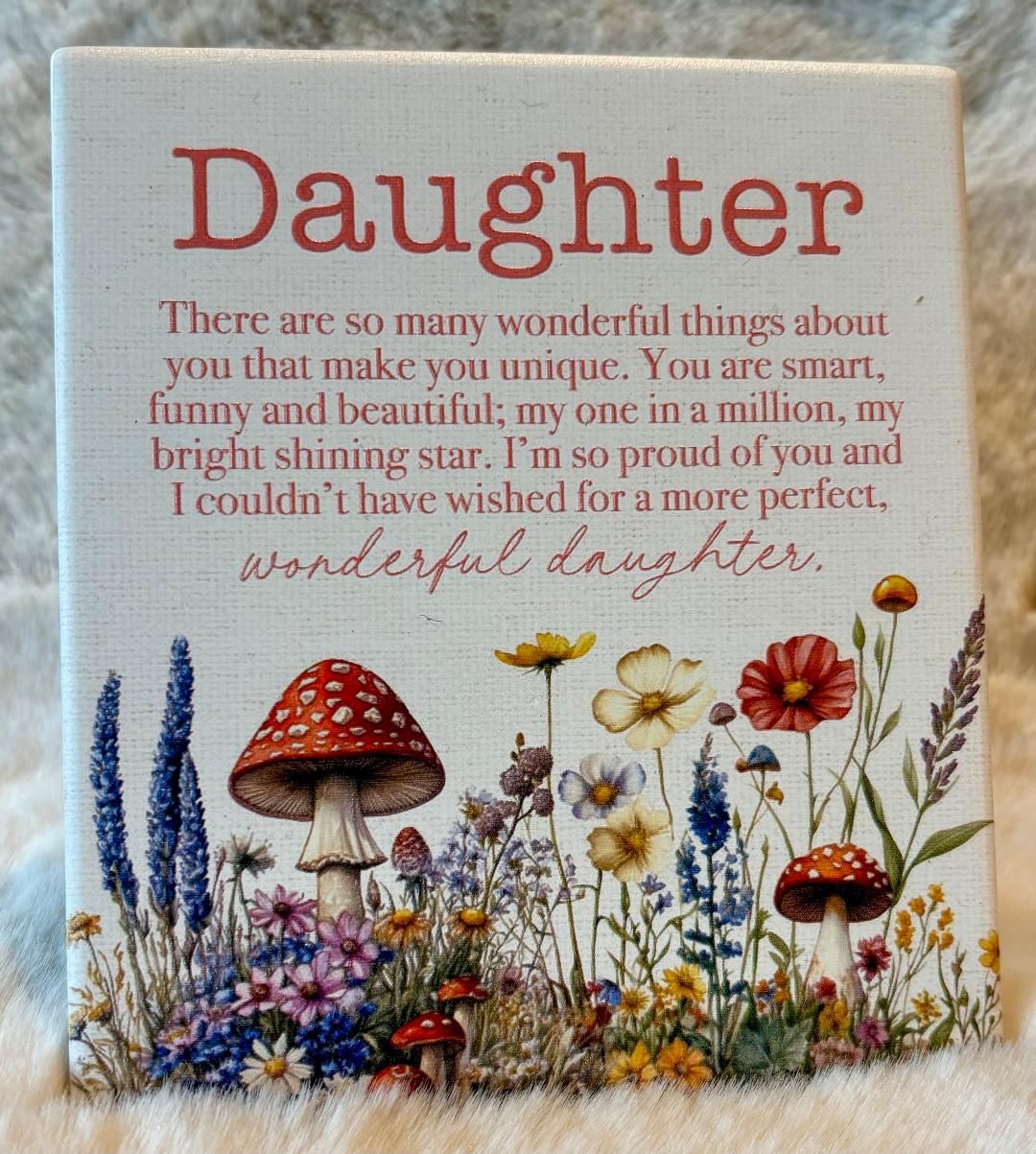 'Daughter' Ceramic Plaque