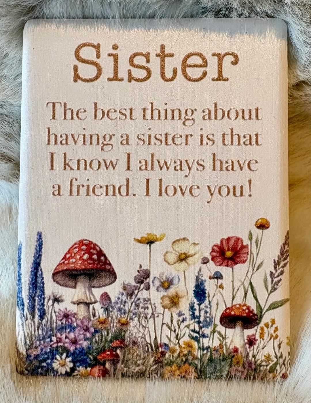 'Sister/Fauna' Ceramic Magnet